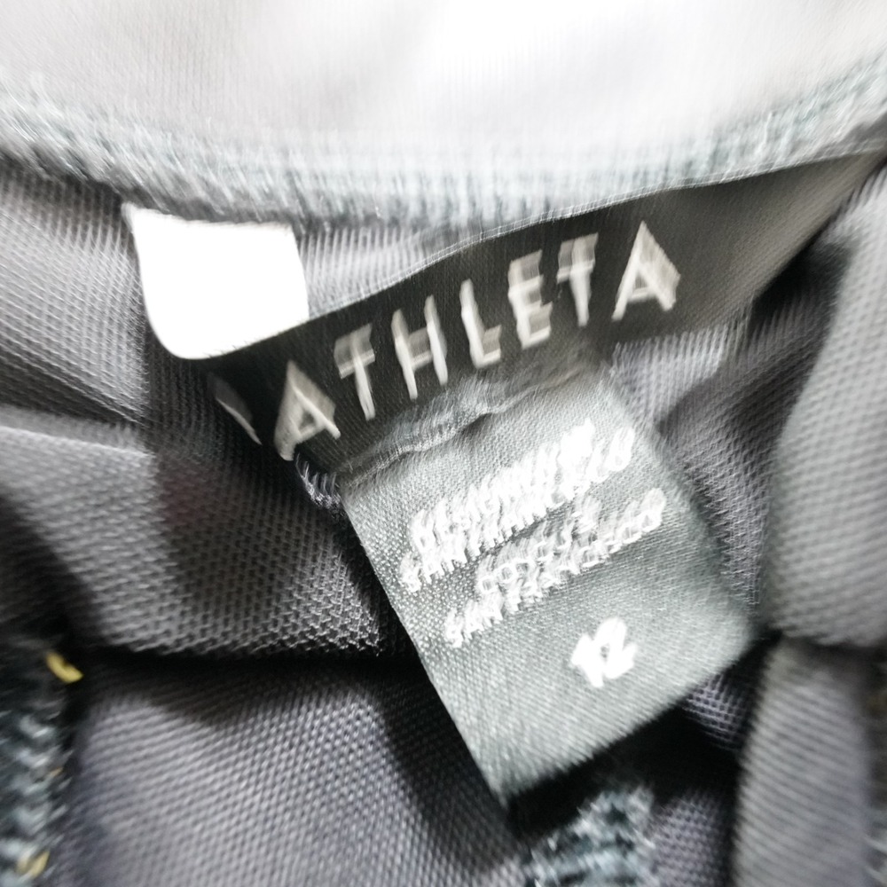 Athleta Headlands Hybrid Cargo II Tight Legging 12 Black Zip Pockets Hiking Pant - Picture 3 of 11